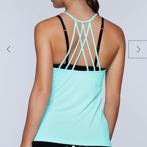 Women’s Lorna Jane Waterfall Excel Tank Top Workout Top Activewear Shirt - Picture 6 of 6